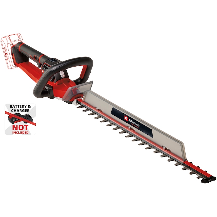 Reducere  RESIGILAT: Foarfeca electrica pe acumulator pentru tuns gard viu Einhell GP-CH 18/61 Li BL-Solo Power X-Change 36 V, lungime taiere 61 cm, distanta intre dinti 26 mm, brushless, fara acumulator si incarcator in setul de livrare