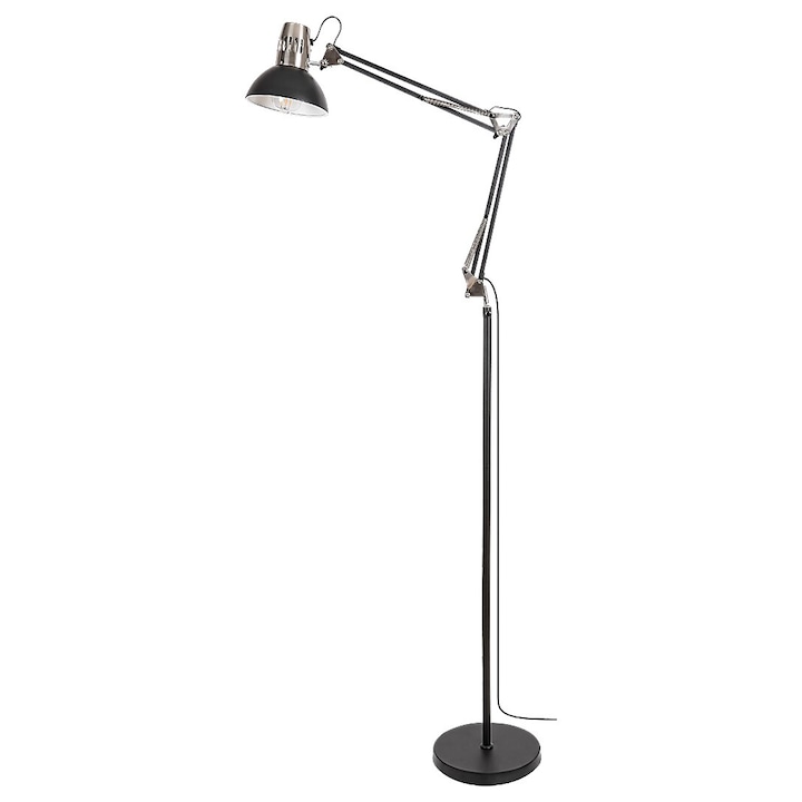 Reducere  RESIGILAT: Lampadar Rabalux Aristeo 2196, E27, 1xMAX 40W, IP20, 66x171x25cm, Metal, Negru