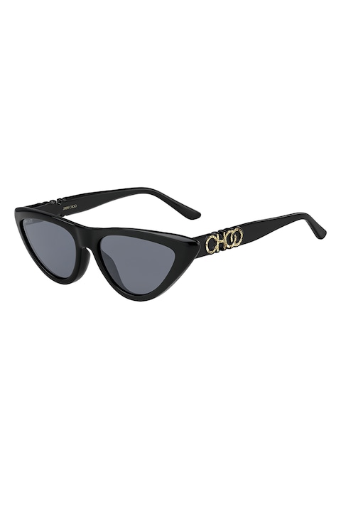 Reducere  RESIGILAT: Jimmy Choo – Ochelari de soare cat-eye Sparks, Negru, 55-17-140 Standard