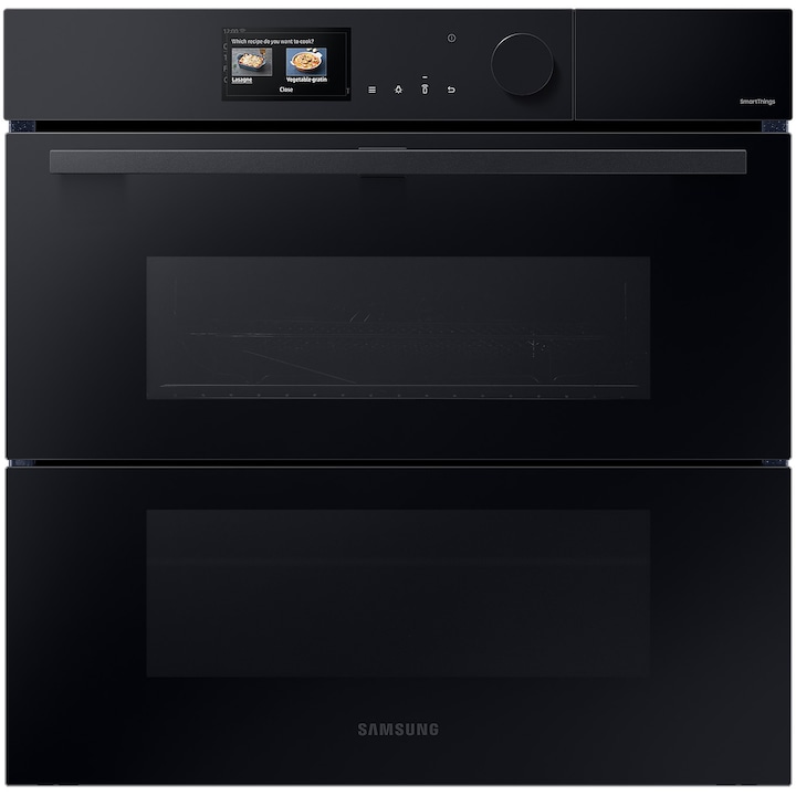 Reducere  RESIGILAT: Cuptor incorporabil Samsung NV7B6799JAK/U2, Electric, 76 l, Autocuratare pirolitica, Dual Cook Steam, AI Pro Cooking, Camera, Dual Cook Flex , WiFi, Negru