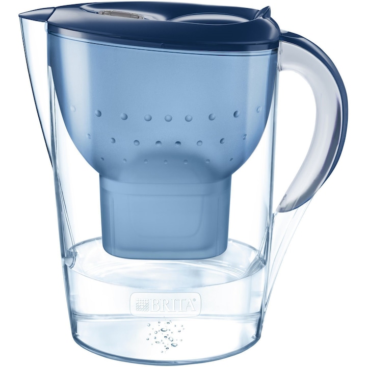 Reducere  RESIGILAT: Starter pack cana filtranta Brita Marella XL, 3.5L, albastra + 2 filtre Maxtra PRO