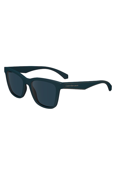 Reducere  RESIGILAT: CALVIN KLEIN JEANS – Ochelari de soare unisex cu lentile uni, Albastru petrol, 48-16-135