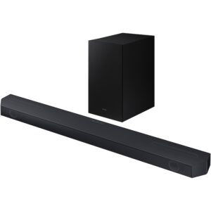 Reducere  RESIGILAT: Soundbar Samsung HW-Q600C, 3.1.2, 360W, Bluetooth, Subwoofer Wireless, Dolby Atmos, Negru Titan