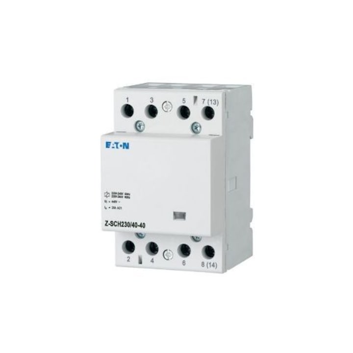 Reducere  RESIGILAT: Contactor modular EATON 248852, Z-SCH230/40-40, latime 2 module, 230V, 4NO, 40A