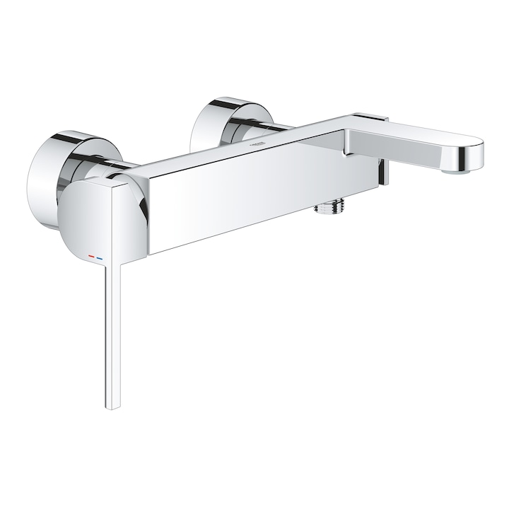 Reducere  RESIGILAT: Baterie cada Grohe Plus 33553003, 1/2”, monocomanda, cartus ceramic, divertor, aerator, limitator, protectie reflux, crom