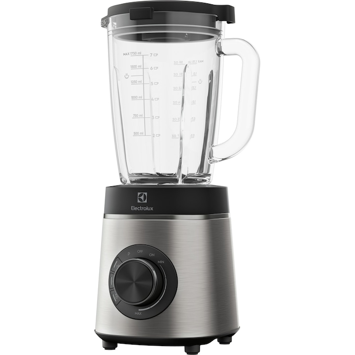 Reducere  RESIGILAT: Blender Electrolux Explore 6 E6TB1-6ST, 1400W, 1.5l, viteza variabila + Pulse, 6 lame detasabile, cana din sticla borosilicata, 3 programe, Inox