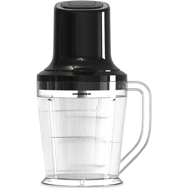 Reducere  RESIGILAT: Tocator Heinner HMC-3B500BK , 500w, capacitate bol tocare 1.5l, accesorii 3 cutite inox, 2 viteze, Negru