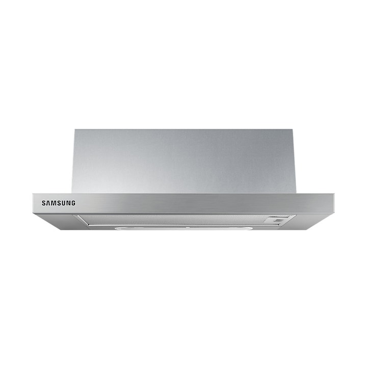 Reducere  RESIGILAT: Hota incorporabila telescopica Samsung NK24M1030IS/UR, Putere de absorbtie 392 m3/h, Iluminare LED, Clasa C, 60 cm, Inox