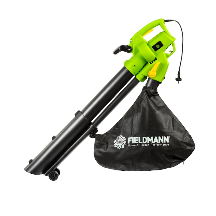 Reducere  RESIGILAT: Suflanta si aspirator cu tocator pentru frunze Fieldmann FZF 4008-E, putere 3000 W, viteza suflare 240 km/h, 9 m3/min debit volum, 45 l capacitate sac colector, raport maruntire 10:1