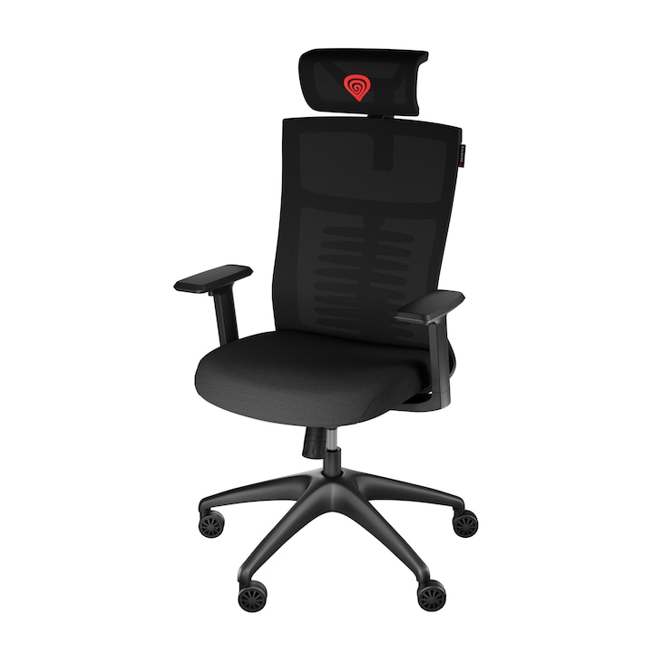 Reducere  RESIGILAT: Scaun Gaming Genesis ASTAT 700 G2, Ergonomic, Baza din Aliminiu, Tesatura Mesh PureFlow Plus, Spatar Exoschelet Ajustabil 135°, Tetiera si Cotiere Ajustabile 3D, Max 120 kg., Roti 60mm cu Invelis CareGlide Antiscratch, Negru