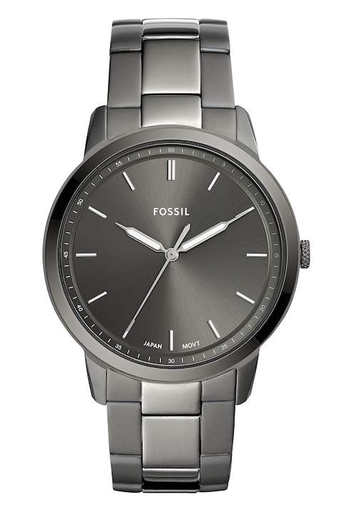 Reducere  RESIGILAT: Fossil – Ceas din otel inoxidabil The Minimalist, Argintiu inchis