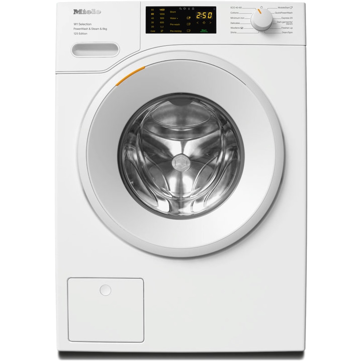 Reducere  RESIGILAT: Masina de spalat rufe Miele WSB 383 WCS, 8 kg, 1400 rpm, Clasa A, CapDosing, PowerWash, Miele@home, Alb