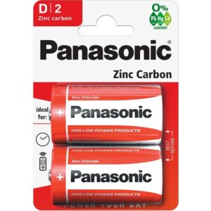 Reducere  RESIGILAT: Baterii Panasonic Zinc Carbon D, 2 buc