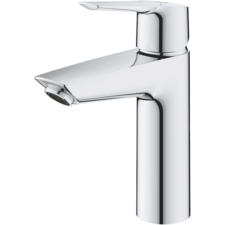 Reducere  RESIGILAT: Baterie lavoar Grohe Start 24204002, 3/8”, marimea M, monocomanda, cartus ceramic, evacuare push to open, Crom