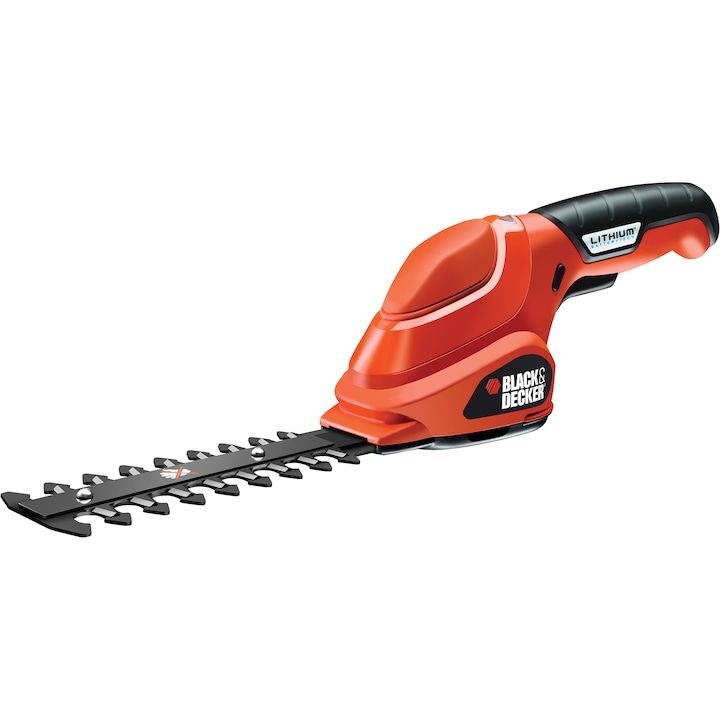 Reducere  RESIGILAT: Foarfeca de tuns arbusti cu acumulator Black & Decker GSL300-QW, 3.6V, 1.1 Ah