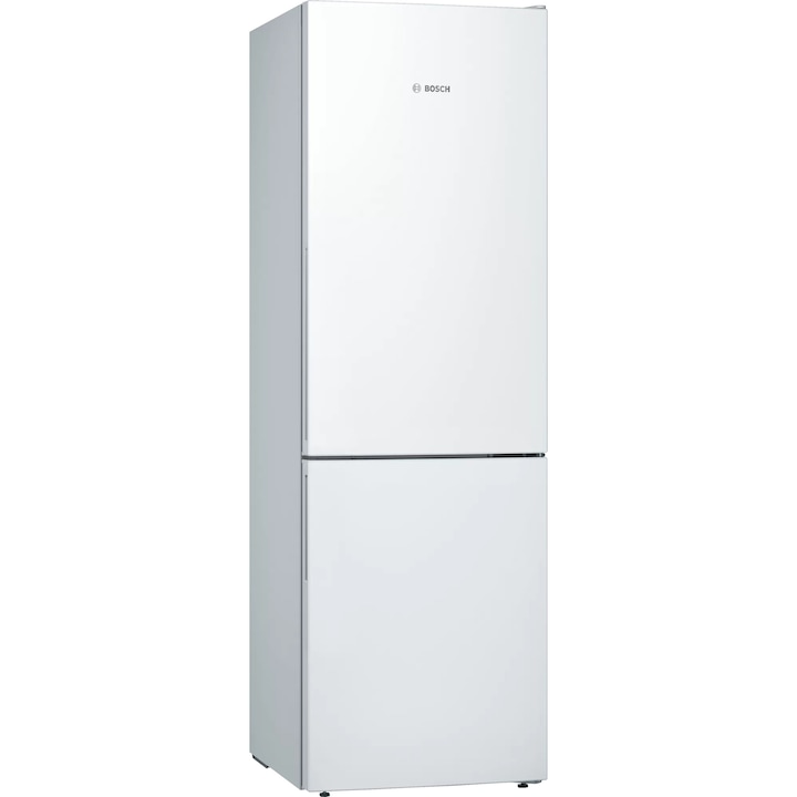 Reducere  RESIGILAT: Combina frigorifica Bosch KGE36AWCA , 308 l, Low Frost, VitaFresh, Super-congelare, FreshSense, Compresor Intelligent Inverter, Clasa C, H 186 cm, Alb