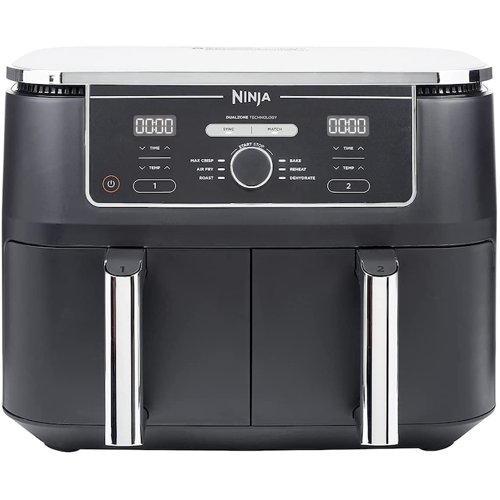 Reducere  RESIGILAT: Friteuza cu aer cald Ninja AF400EU, 2470W, 9.5l, 6 programe, Negru