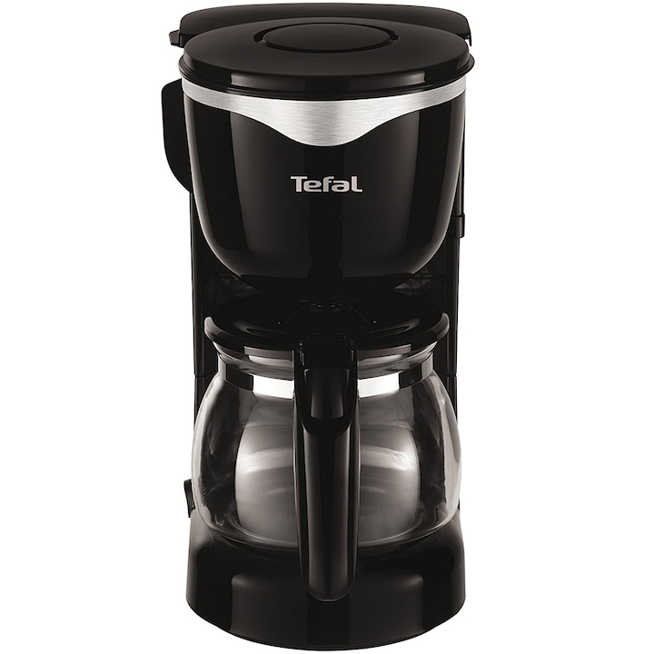 Reducere  RESIGILAT: Cafetiera Tefal Perfectta CM340811, 600W, 0.6 L, vas sticla, sistem antipicurare, functie de mentinere la cald, Negru