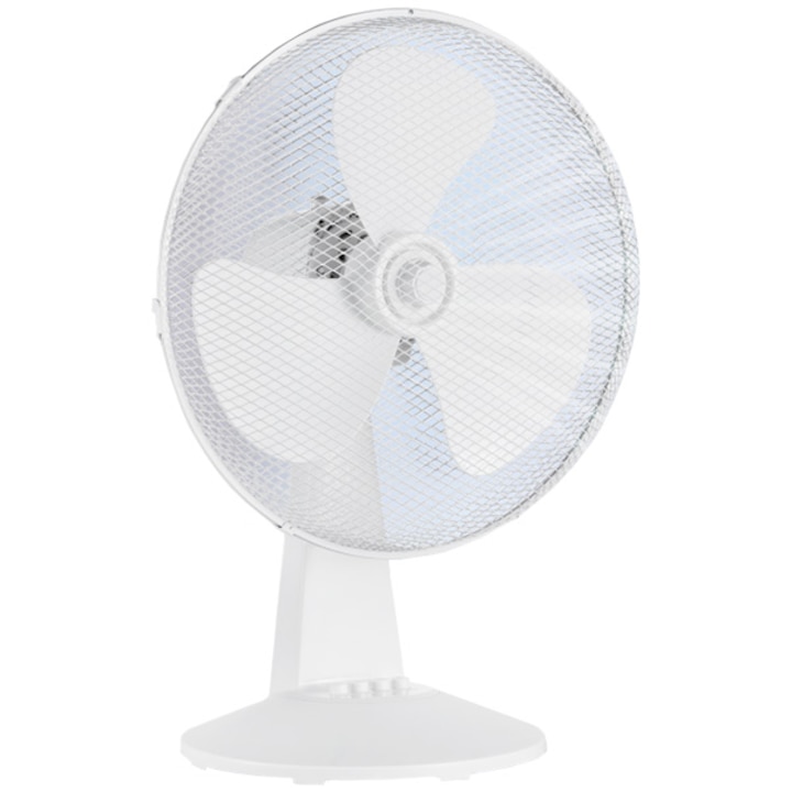 Reducere  RESIGILAT: Ventilator de birou Midea FT40-21M, 40 W, 40 cm diametru, 3 viteze, debit de aer: 30m³/min, mecanic, oscilatie, Alb