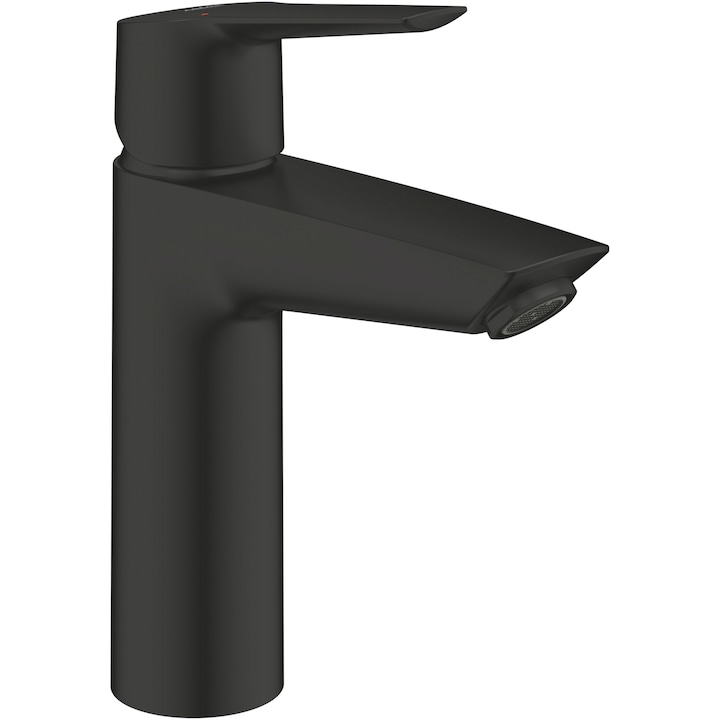 Reducere  RESIGILAT: Baterie lavoar Grohe Start 235752432, 3/8”, marimea M, cartus ceramic, monocomanda, ventil push to open, mat, Negru