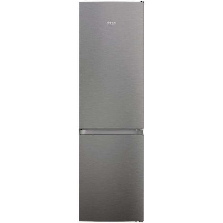 Reducere  RESIGILAT: Combina frigorifica Hotpoint HAFC9 TI32SX, 367 l, Total No Frost, FreshZone+, ActiveFresh, Comresor Active Inverter, Raft sticle, Clasa E, H 202.7 cm, Inox