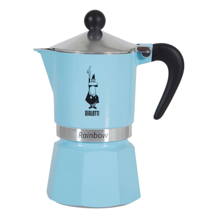 Reducere  RESIGILAT: Filtrul de cafea Bialetti Rainbow, albastru deschis, 3 portii