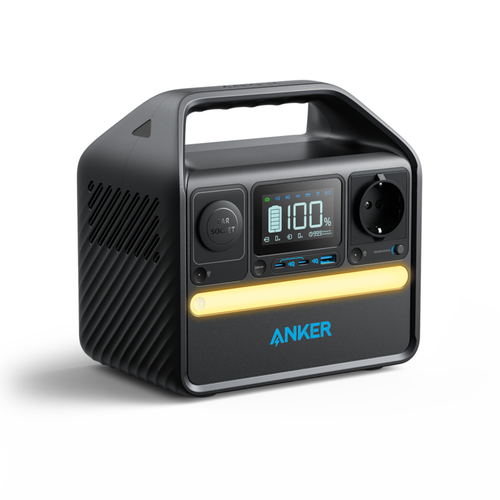 Reducere  RESIGILAT: Statie de alimentare portabila Anker PowerHouse 522, 299Wh, 300W, 230V, LED, AC, USB-C, USB-A