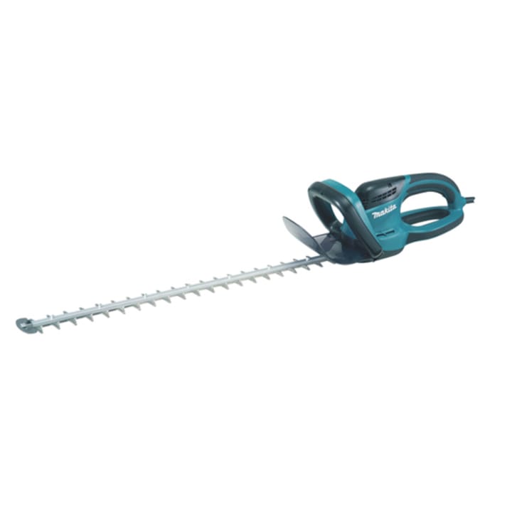 Reducere  RESIGILAT: Foarfeca electrica pentru tuns gard viu Makita UH7580, putere 670 W, 75 cm lungime lama, 18 mm distanta intre dinti, sistem Multi-Grip