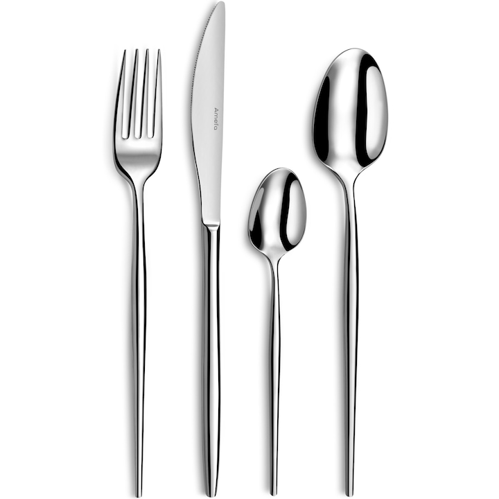 Reducere  RESIGILAT: Set tacamuri Amefa Soprano, inox 18/0, 4 mm, 24 piese