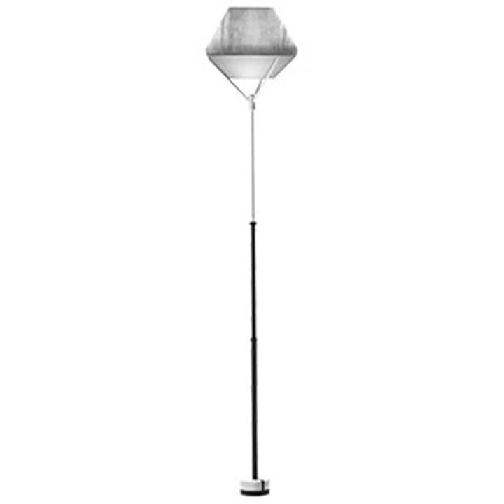 Reducere  RESIGILAT: Lampadar LED Allocacoc LightShade Tulip Standing, 4.5W, 450 lm, lumina alba calda (2700K), inaltime ajusatabila 81.5-165.5 cm, Gri