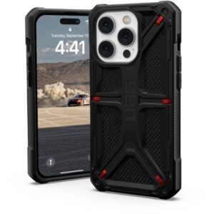Reducere  RESIGILAT: Husa de protectie UAG Monarch Series pentru iPhone 14 Pro, Kevlar Black