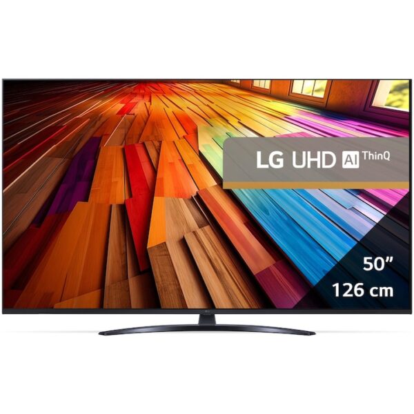 Reducere  RESIGILAT: Televizor LG LED 50UT81003LA, 126 cm, Smart, 4K Ultra HD, Clasa F (Model 2024)