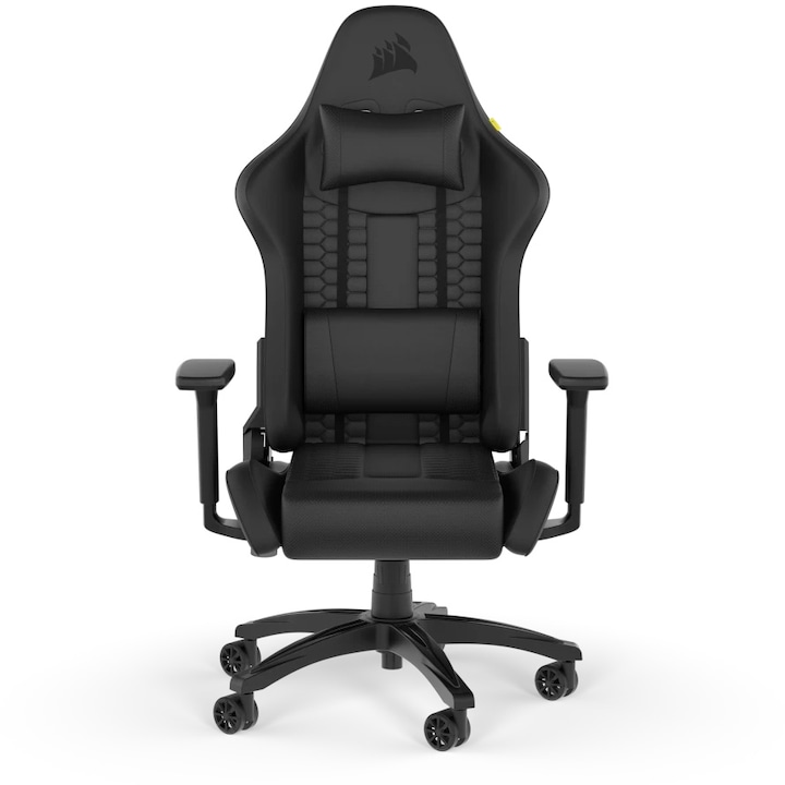 Reducere  RESIGILAT: Scaun Gaming Corsair TC100 RELAXED, Piele, Tetiera, Negru