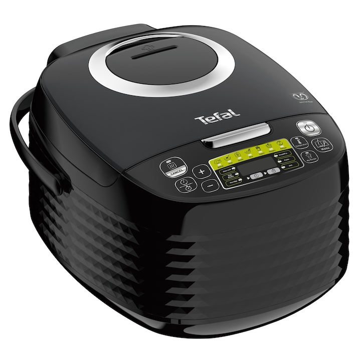 Reducere  RESIGILAT: Multicooker 16in1 Tefal SpheriCook RK745800, 820W, capacitate 5L, panou de comanda LED, functie mentinere la cald 24h, negru