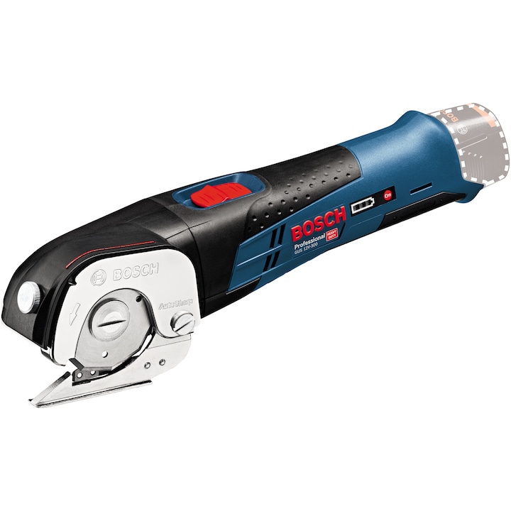 Reducere  RESIGILAT: Foarfeca universala pe acumulator Bosch Professional GUS 12V-300, 12 V, 700 curse/min,grosime taiere maxim 11 mm, capacitate taiere max. 300 m, fara acumulator/incarcator