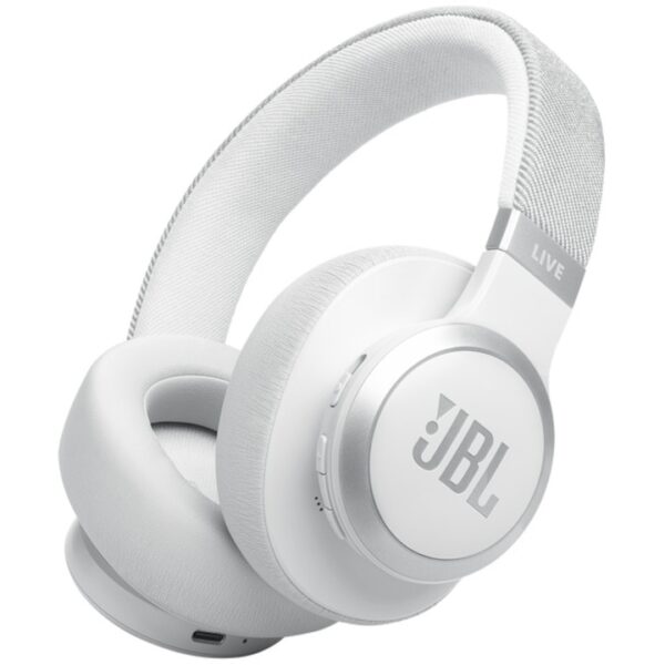 Reducere  RESIGILAT: Casti audio wireless over-ear JBL LIVE 770NC, True Adaptive NC, Bluetooth, Multi-Point, Alb