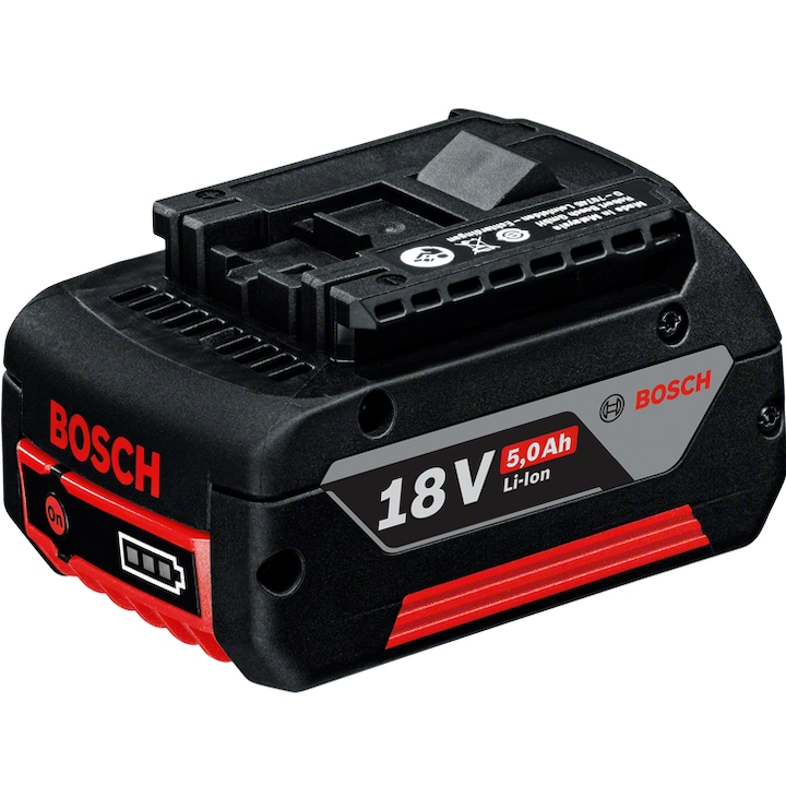 Reducere  RESIGILAT: Acumulator Li-Ion Bosch Professional GBA 18V, 5.0 Ah, tehnologie COOLPACK, incarcare rapida