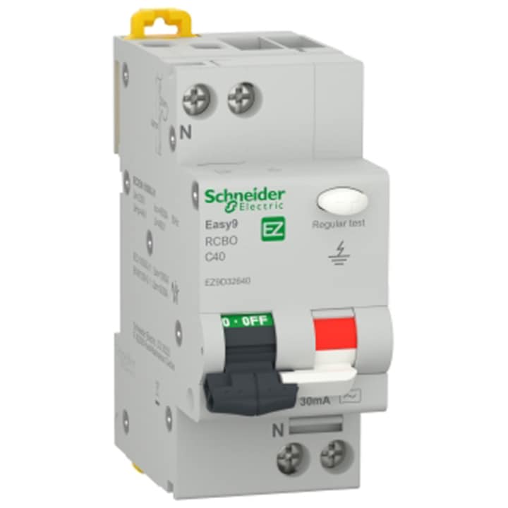 Reducere  RESIGILAT: Siguranta automata diferentiala Schneider Electric EZ9D32640, 1P + ND, 40A, curba C DECEZ9D32640