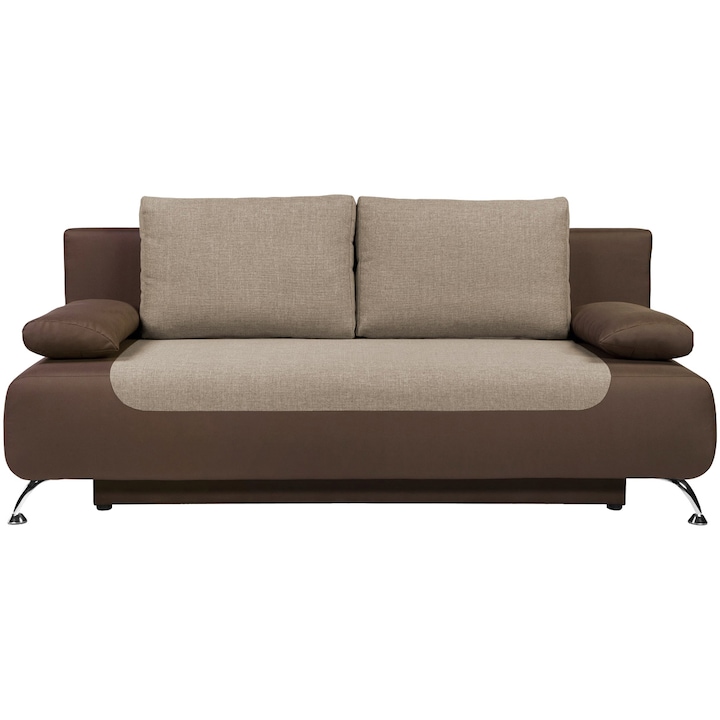 Reducere  RESIGILAT: Canapea extensibila Kring Drammen, 195x98x94 cm, culoare maro