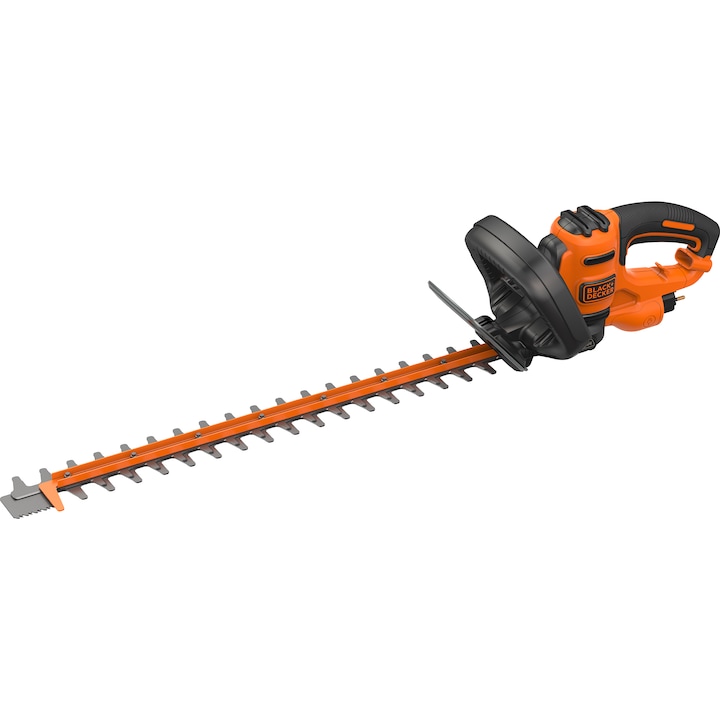 Reducere  RESIGILAT: Foarfeca electrica pentru tuns gard viu Black & Decker BEHTS501, putere 600 W, lama 60 cm, taiere maxim 35 mm grosime