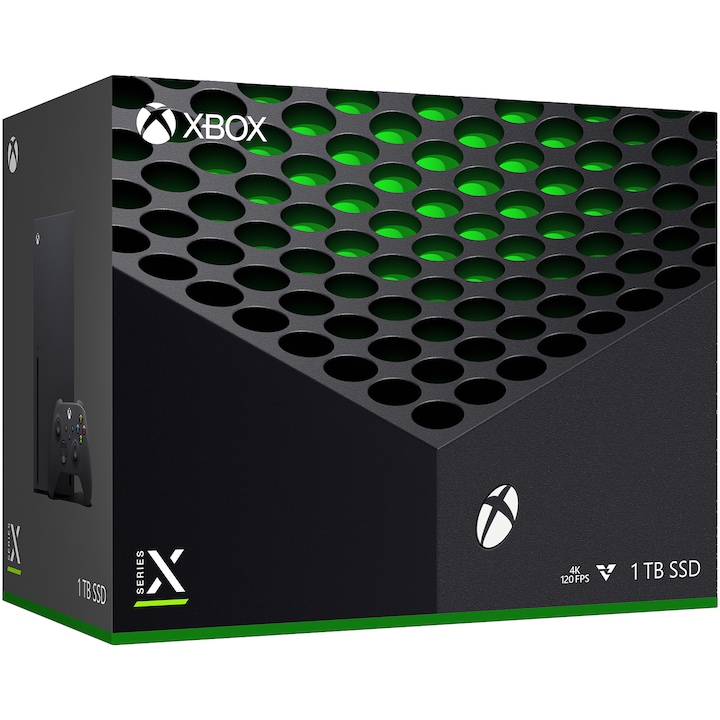 Reducere  RESIGILAT: Consola Microsoft Xbox Series X, 1TB, Negru