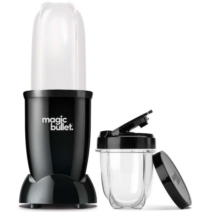 Reducere  RESIGILAT: Blender Magic Nutrbullet 0C22300070, 200 W, 1 viteza, cupa 355 ml, cupa 560 ml, negru