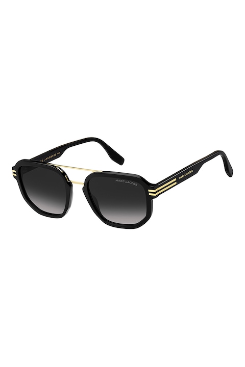 Reducere  RESIGILAT: Marc Jacobs – Ochelari de soare cu lentile in degrade, 53-21-145, Auriu/Negru