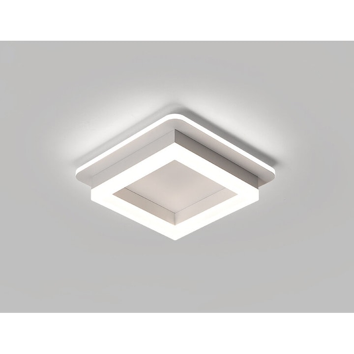 Reducere  RESIGILAT: Plafoniera Led Square Slim SLC Selino Concept, Lumina Calda Neutra Rece 41W, clasa energetica G