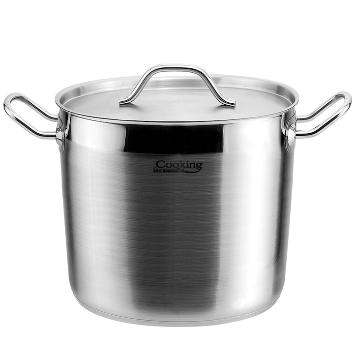 Reducere  RESIGILAT: Oala cu capac Cooking by Heinner Maestro, inox, 28x22cm, 13.5L