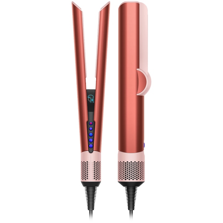 Reducere  RESIGILAT: Aparat de indreptat parul Dyson HT01 Airstrait™, Strawberry Bronze/Blush Pink