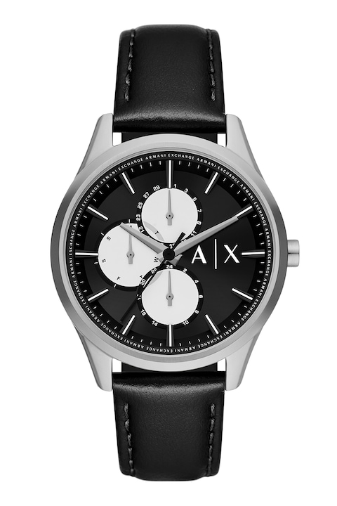 Reducere  RESIGILAT: ARMANI EXCHANGE – Ceas analog cu functii multiple, Negru