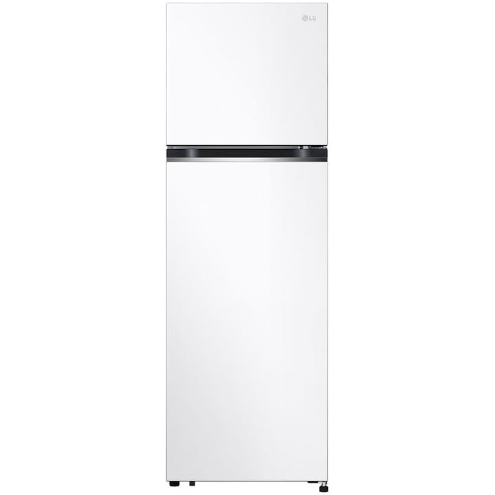 Reducere  RESIGILAT: Frigider cu doua usi LG GTBV20SWGKD, 266 l, No Frost, Compresor Inverter, H 168 cm, Clasa E, Alb