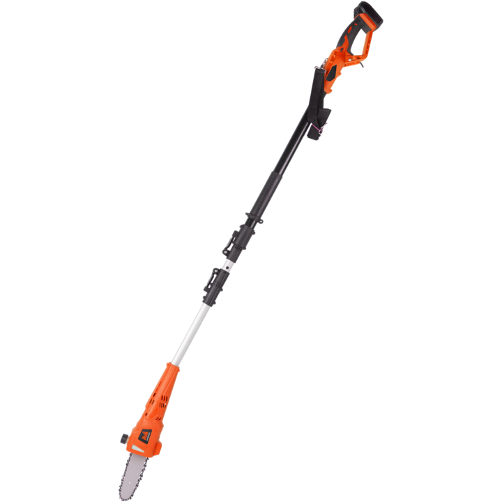 Reducere  RESIGILAT: Fierastrau electric telescopic (emondor) cu lant pe acumulator Evotools ONE EPTO, 18 V,lama 20 cm,tija extensibila 200 – 280 cm,tija detasabila,lubrefiere automata a lantului,include incarcator + acumulator 18 V