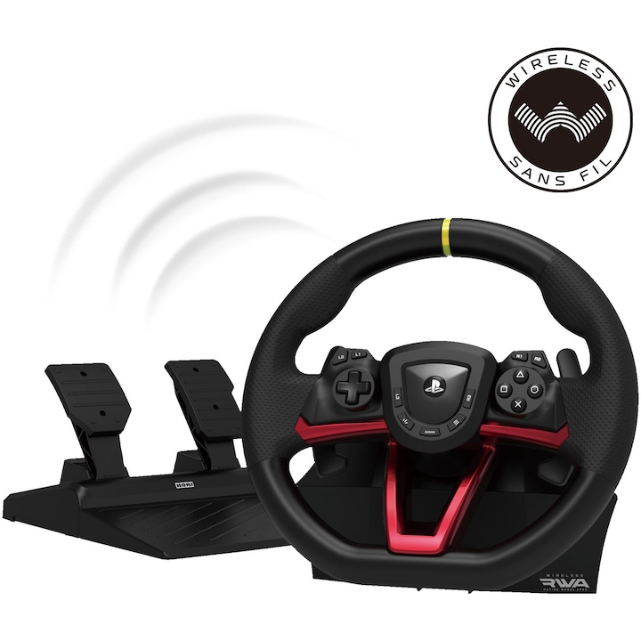 Reducere  RESIGILAT: Volan Hori Wireless Racing Wheel Apex pentru PlayStation 5, PlayStation 4, PC